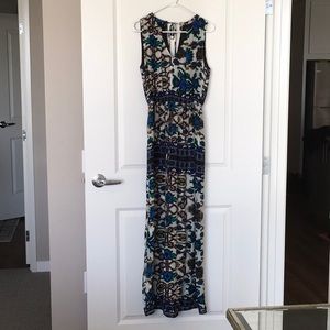 Zara maxi length printed dress
